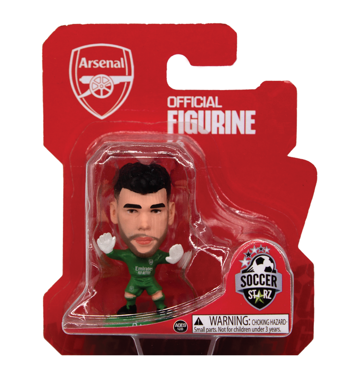 Soccerstarz - Camiseta de local del Arsenal David Raya (Clásica) / Figuras
