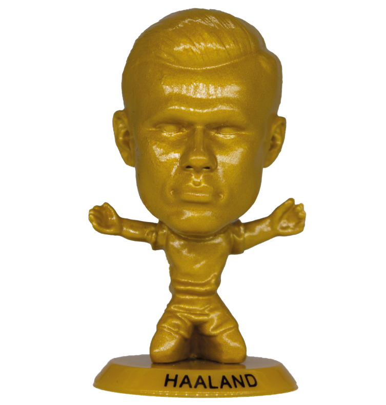 Soccerstarz - Man City Erling Haaland (Gold Coloured Sculpt) /Figures