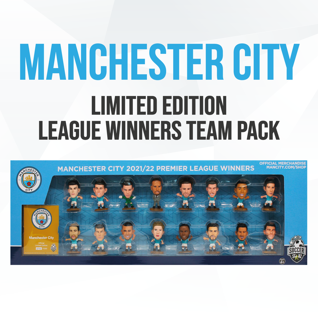 Soccerstarz - Manchester City League Winners Team Pack 16 figure (2021/22 Version Classic Kit)