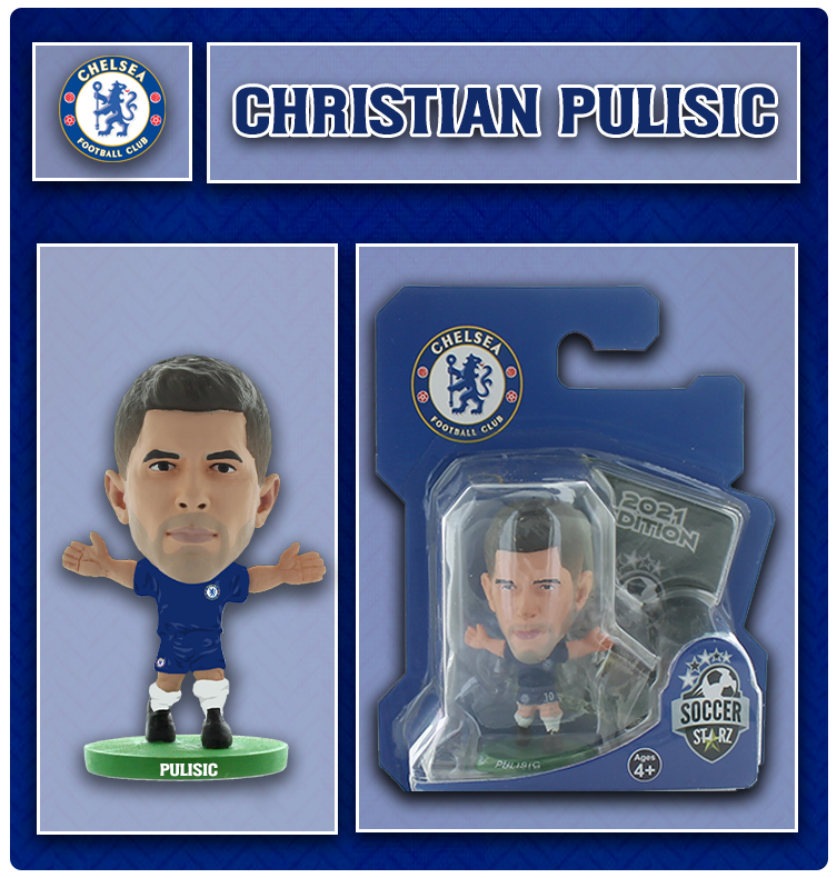 SoccerStarz - Chelsea Christian Pulisic - Home Kit (2020 Version)/Figures