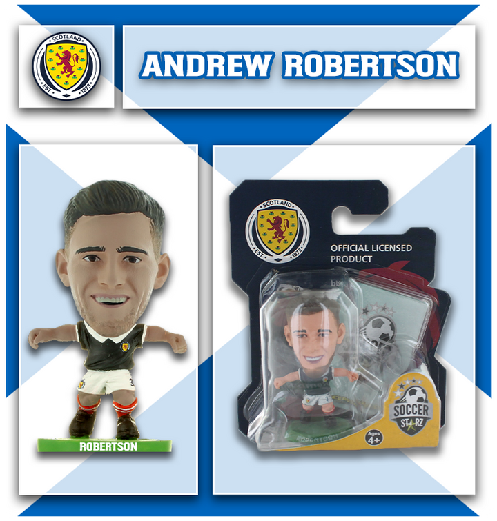 Soccerstarz - Scotland - Andrew Robertson - Home Kit