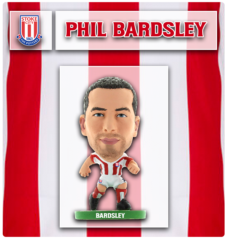Soccerstarz - Stoke City - Phil Bardsley - Home Kit