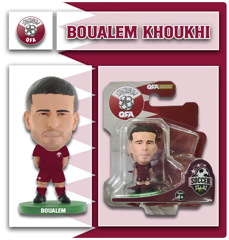 Soccerstarz - Qatar - Boualem Khoukhi - Home Kit