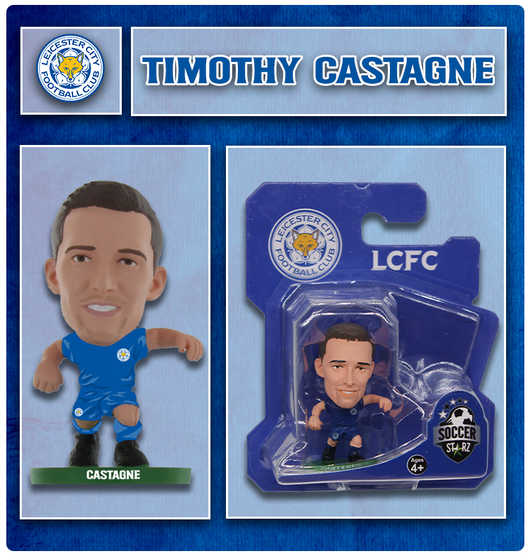 Soccerstarz - Leicester City - Timothy Castagne - Home Kit (New Classic)