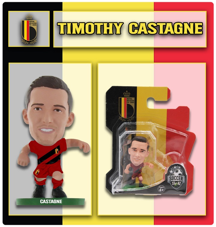Soccerstarz - Belgium - Timothy Castagne - Home Kit