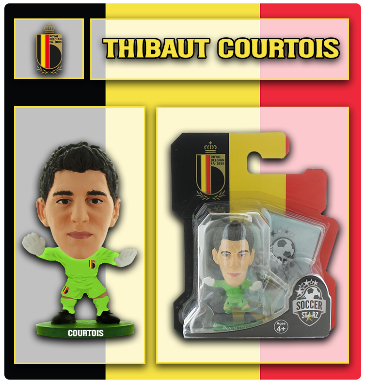 Soccerstarz - Belgium - Thibaut Courtois - Home Kit