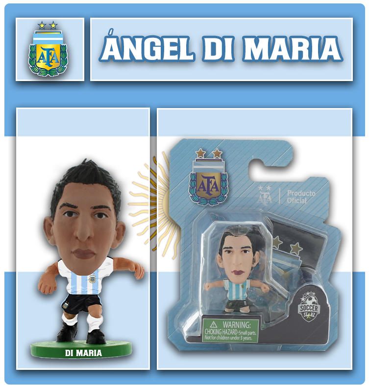 SoccerStarz SOC1203 Argentina Angel Di Maria Figure