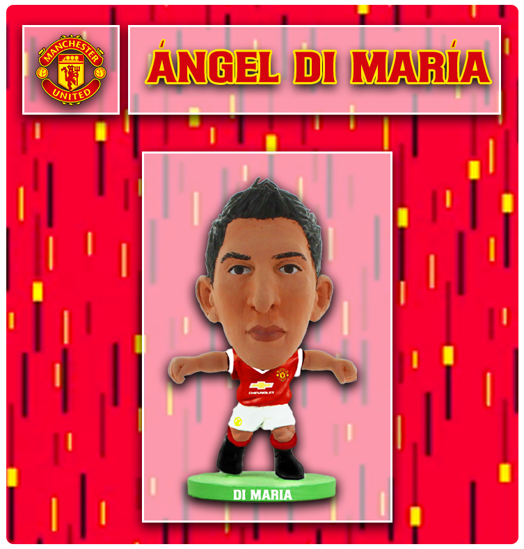 ANGEL DI MARIA MANCHESTER UNITED SOCCERSTARZ MINI SOCCER FIGURE