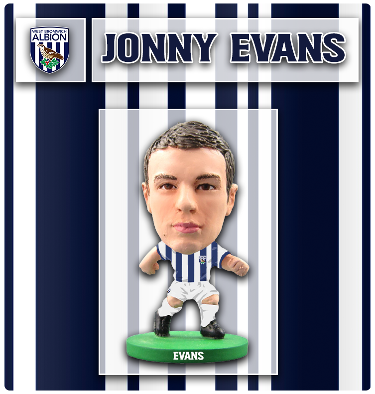 Soccerstarz - West Brom - Jonny Evans - Home Kit