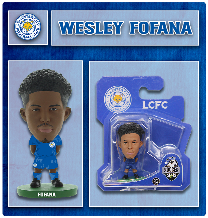 Soccerstarz - Leicester City - Wesley Fofana  - Home Kit (New Classic)