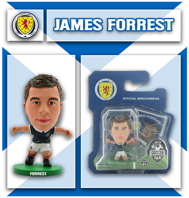 Soccerstarz - Scotland - James Forrest - Home Kit