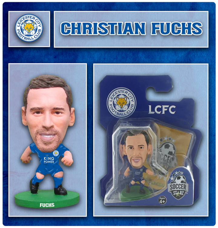 Soccerstarz - Leicester City - Christian Fuchs - Home Kit