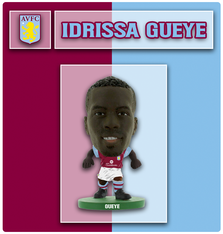 Soccerstarz - Aston Villa - Idrissa Gueye - Home Kit