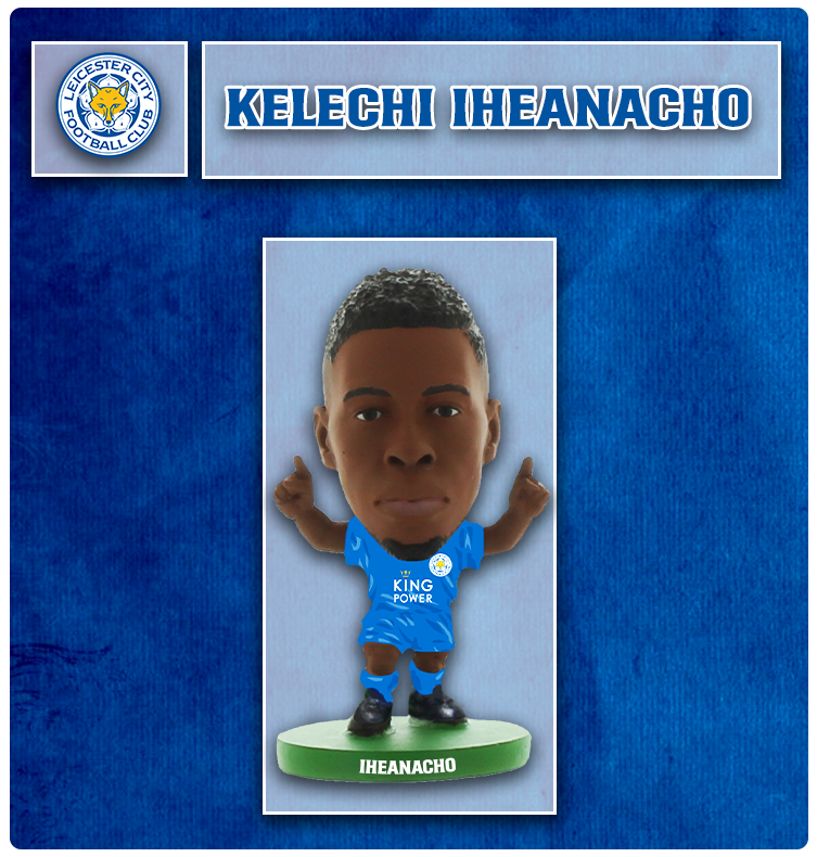 Soccerstarz - Leicester City - Kelechi Iheanacho - Home Kit (Classic) (New shirt Number 14)
