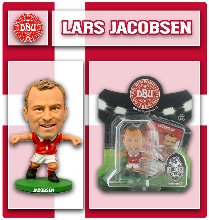 Soccerstarz - Denmark - Lars Jacobsen - Home Kit