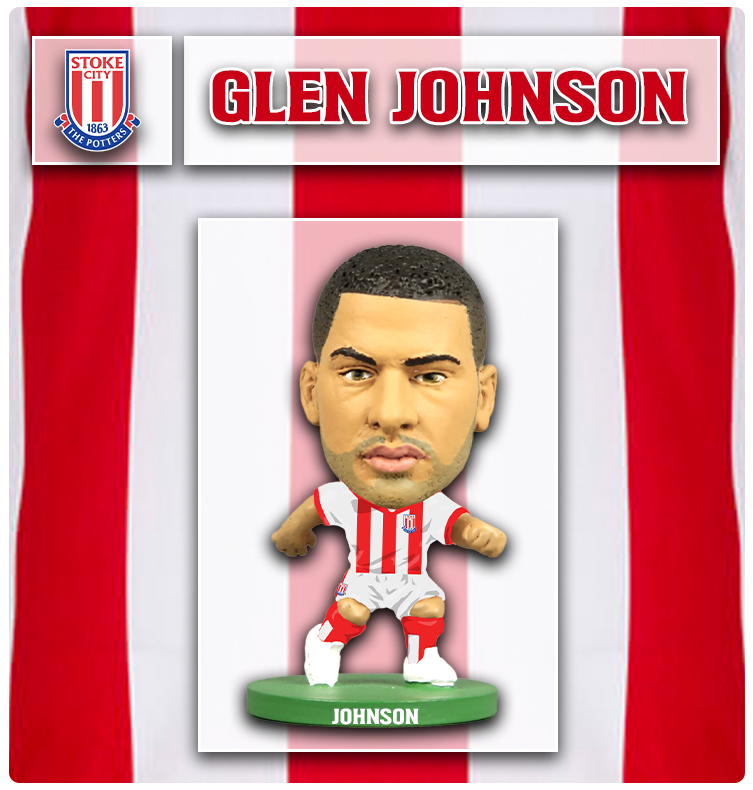 Soccerstarz - Stoke City - Glen Johnson - Home Kit