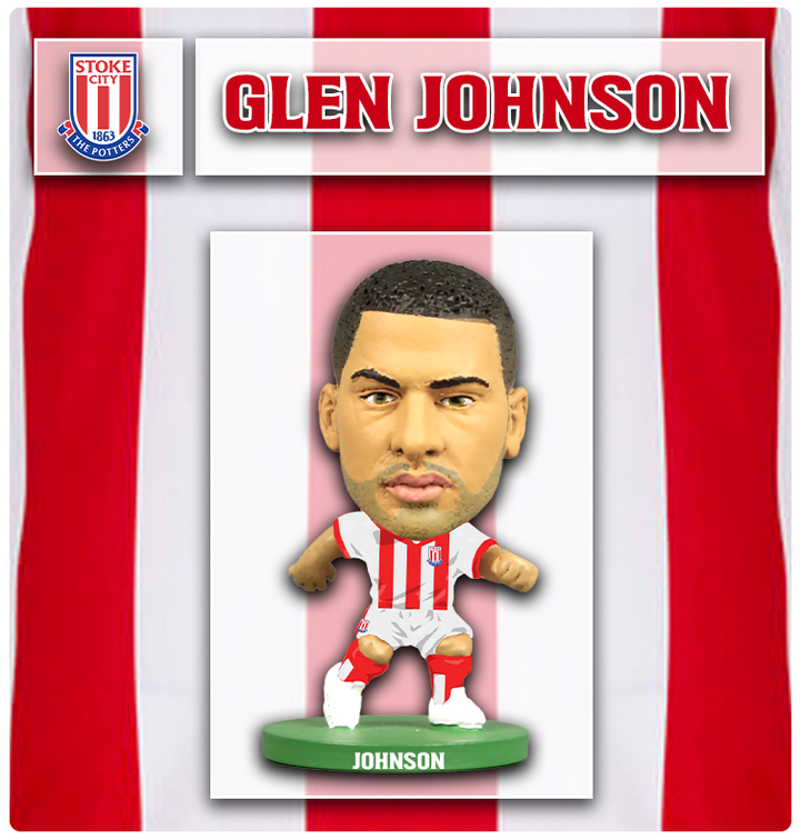 Soccerstarz - Stoke City - Glen Johnson - Home Kit