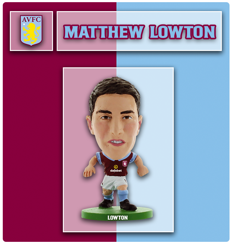 Soccerstarz - Aston Villa - Matthew Lowton - Home Kit