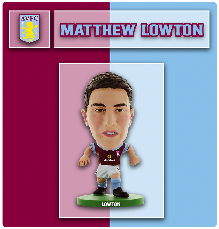 Soccerstarz - Aston Villa - Matthew Lowton - Equipación local