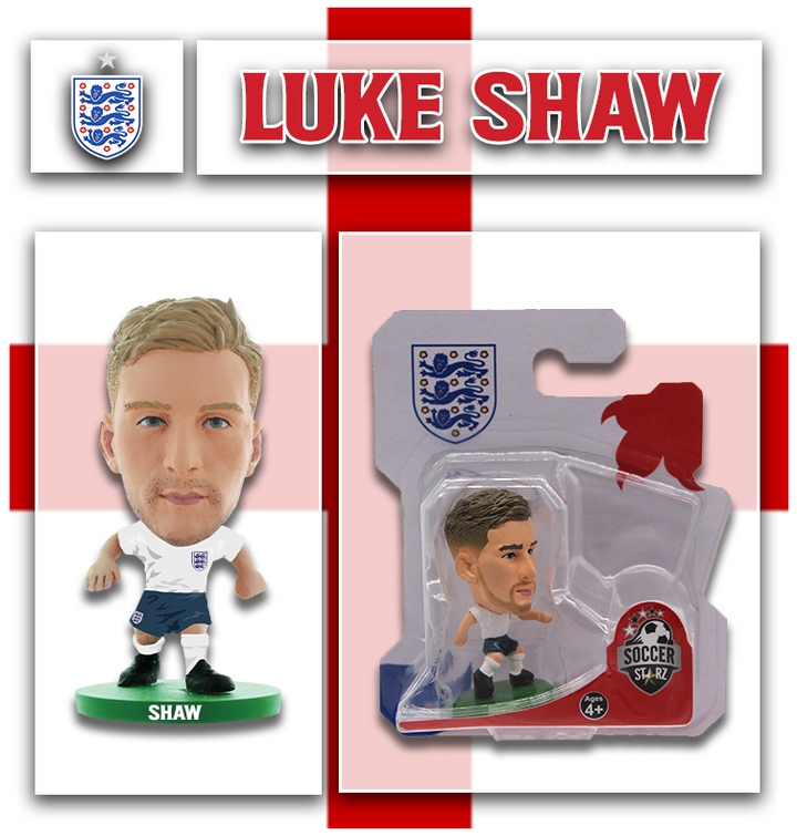 Soccerstarz - England - Luke Shaw - Home Kit