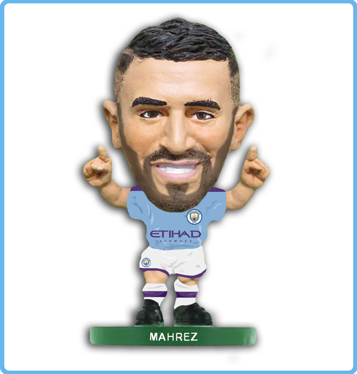 Soccerstarz - Manchester City - Riyad Mahrez - Home Kit