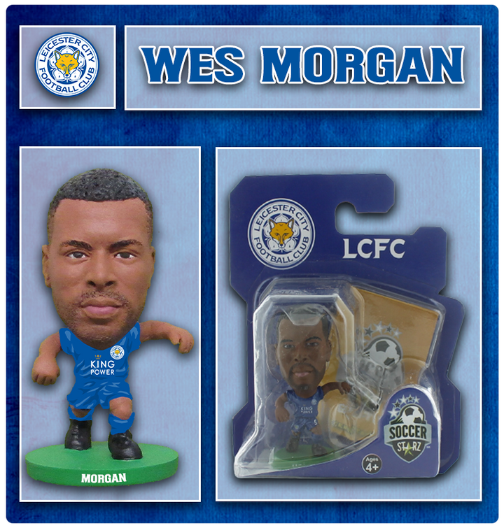Soccerstarz - Leicester City - Wes Morgan - Home Kit