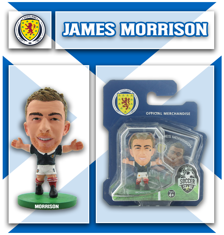 Soccerstarz - Scotland - James Morrison - Home Kit