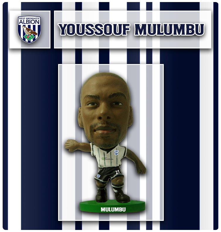 Soccerstarz - West Brom - Youssuf Mulumbu - Home Kit