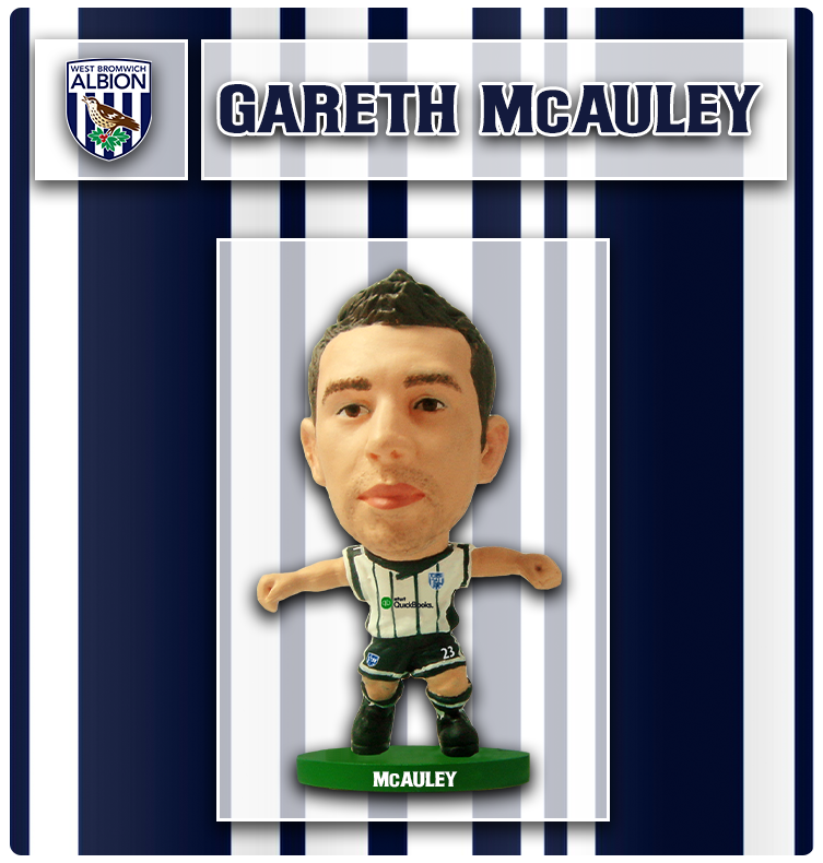 Soccerstarz - West Brom - Gareth McAuley - Home Kit