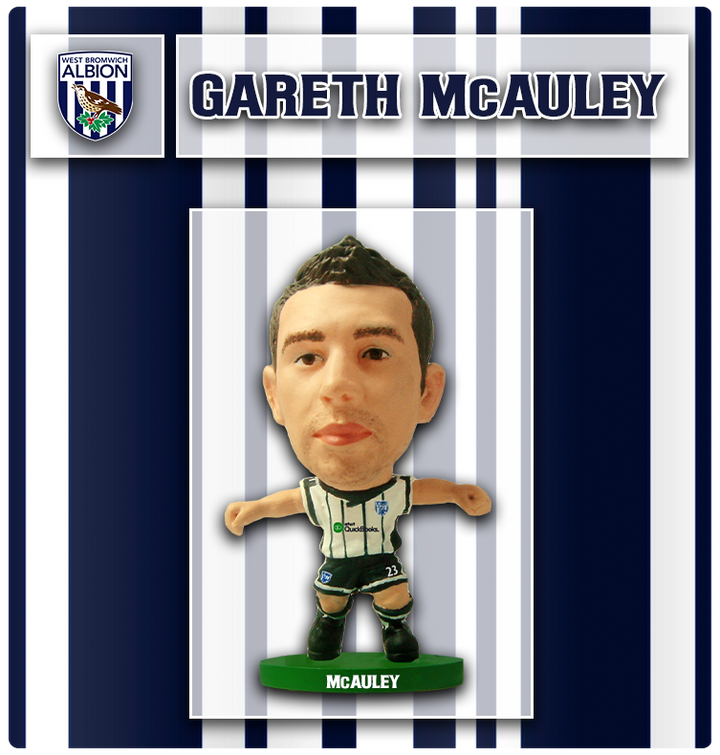 Soccerstarz - West Brom - Gareth McAuley - Home Kit