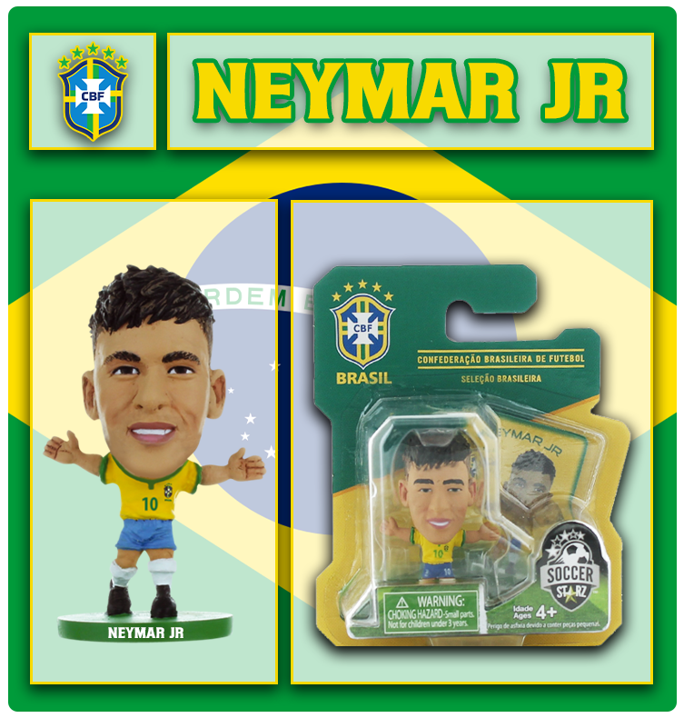 Buy Soccerstarz brazil neymar jr yellow green blue Online