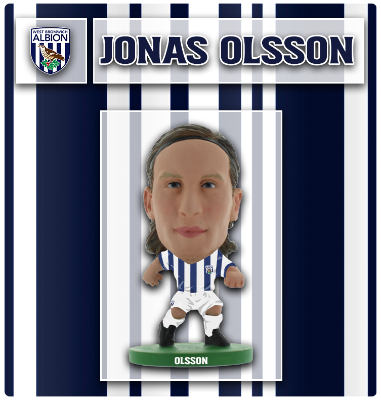 Soccerstarz - West Brom - Jonas Olsson - Home Kit