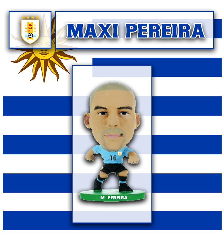 Soccerstarz - Uruguay - Maxi Pereira - Home Kit