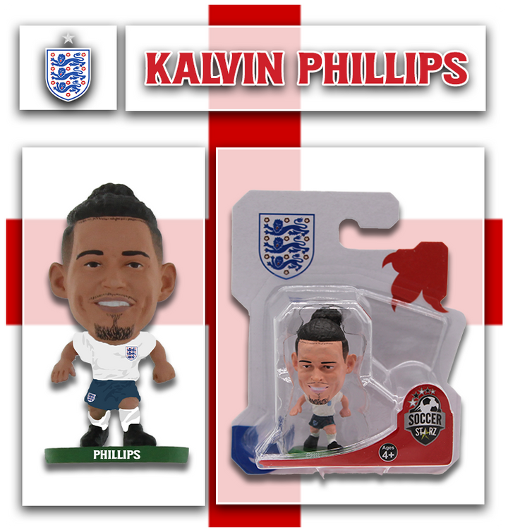 Soccerstarz - England - Kalvin Phillips - Home Kit