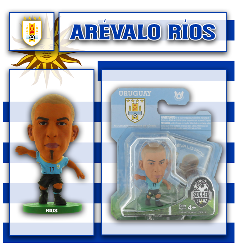 Soccerstarz - Uruguay - Arevalo Rios - Home Kit