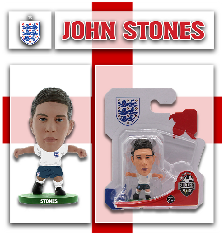 Soccerstarz - England - John Stones - Home Kit