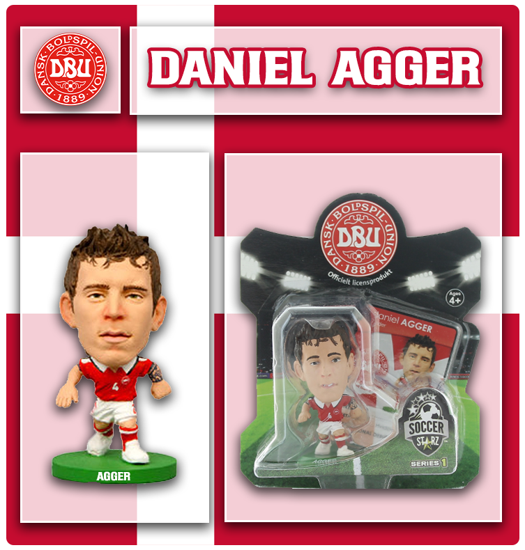 Soccerstarz - Denmark - Daniel Agger - Home Kit