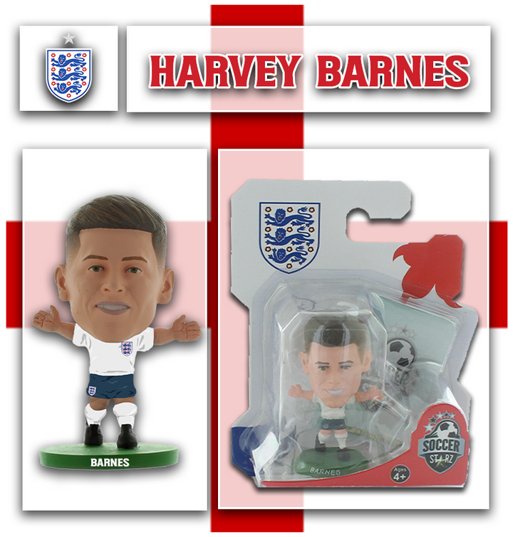 Soccerstarz - England - Harvey Barnes - Home Kit