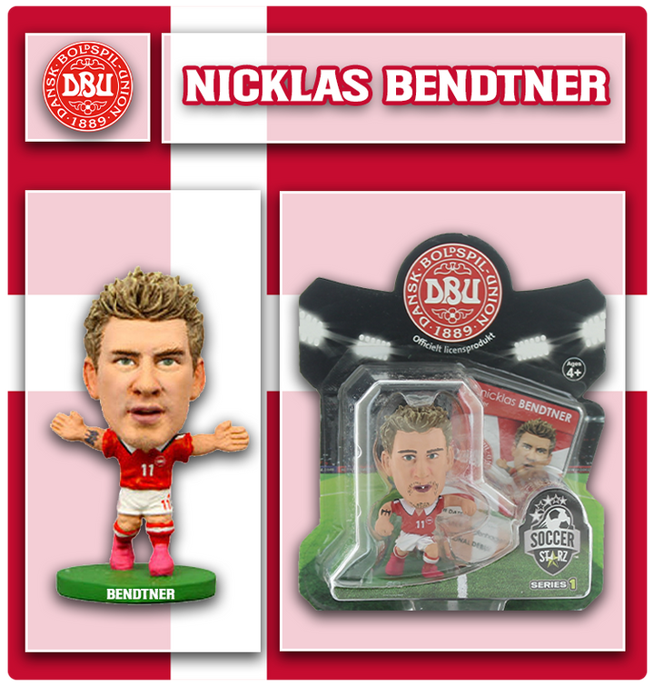 Soccerstarz - Denmark - Nicklas Bendtner - Home Kit