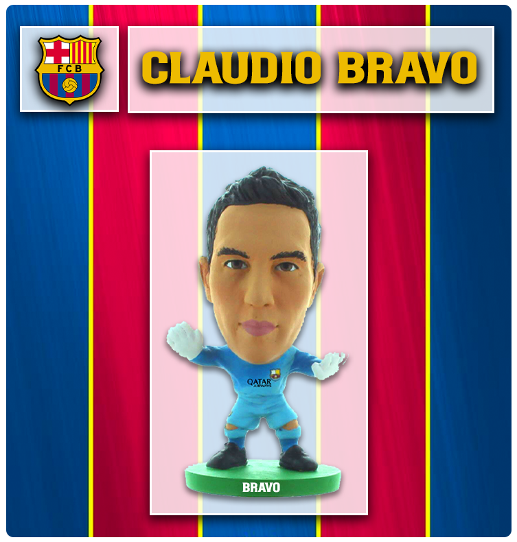 Barcelona - Claudio Bravo - Home Kit (2015 Version) (Clear Sachet)