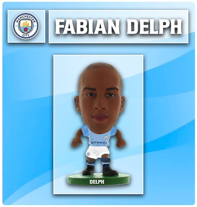 Soccerstarz - Manchester City - Fabian Delph - Home Kit