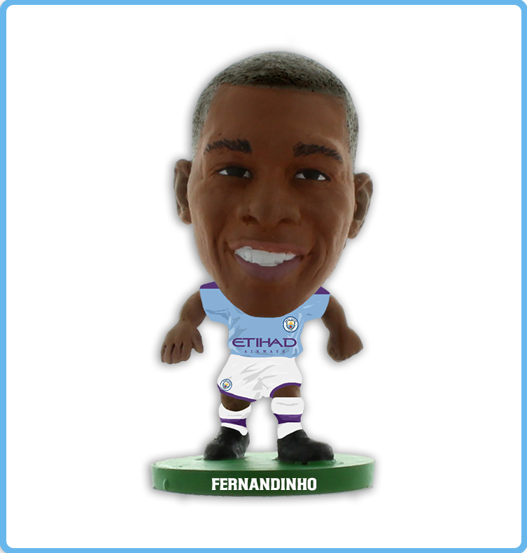 Soccerstarz - Manchester City - Fernandinho - Home Kit