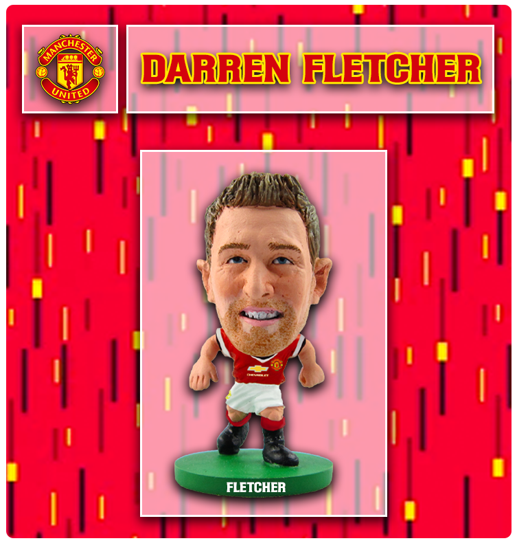 Soccerstarz - Manchester United - Darren Fletcher - Home Kit (Clear Sachet)