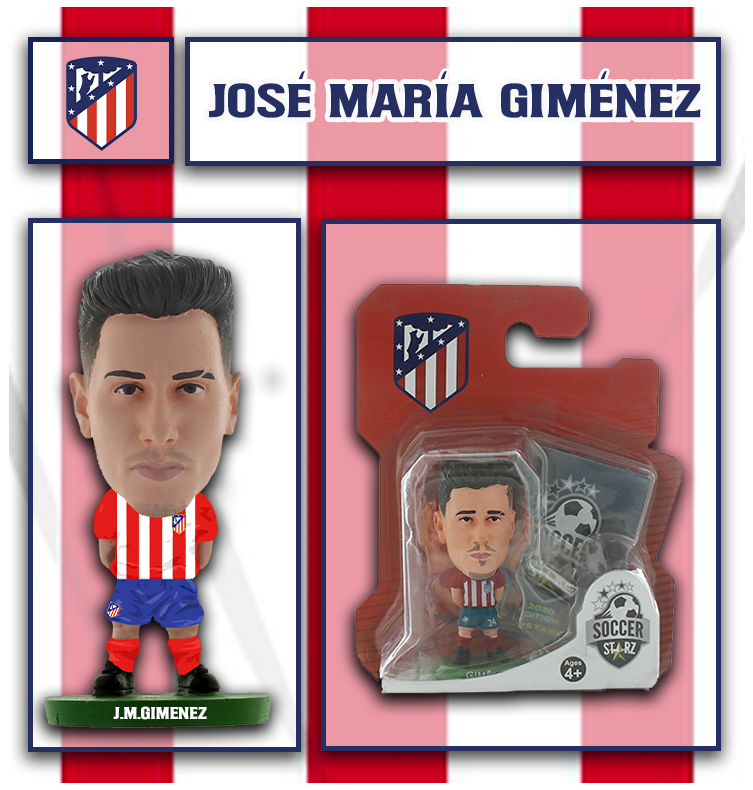 Soccerstarz - Atletico Madrid - Jose Gimenez - Home Kit