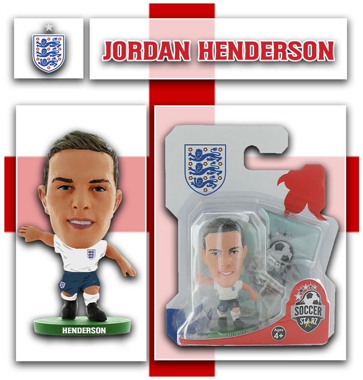 Soccerstarz - England - Jordan Henderson - Home Kit