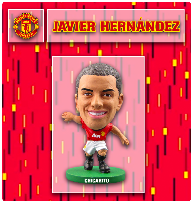 Soccerstarz - Man Utd Javier Hernández - Home Kit (2014 version