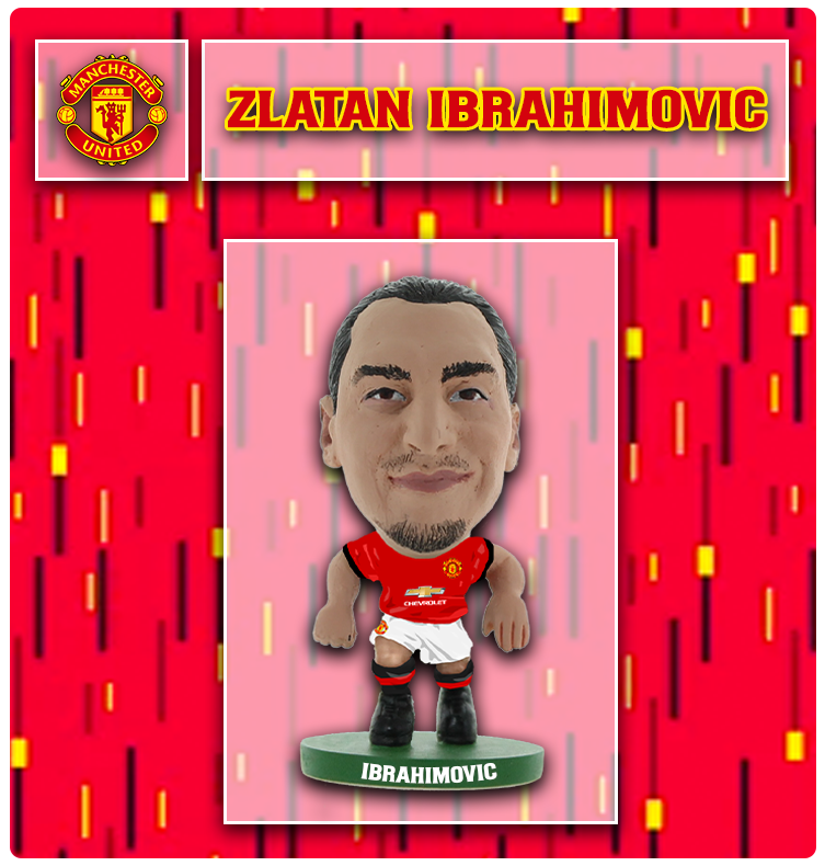Soccerstarz - Manchester United - Zlatan Ibrahimovic - Home Kit