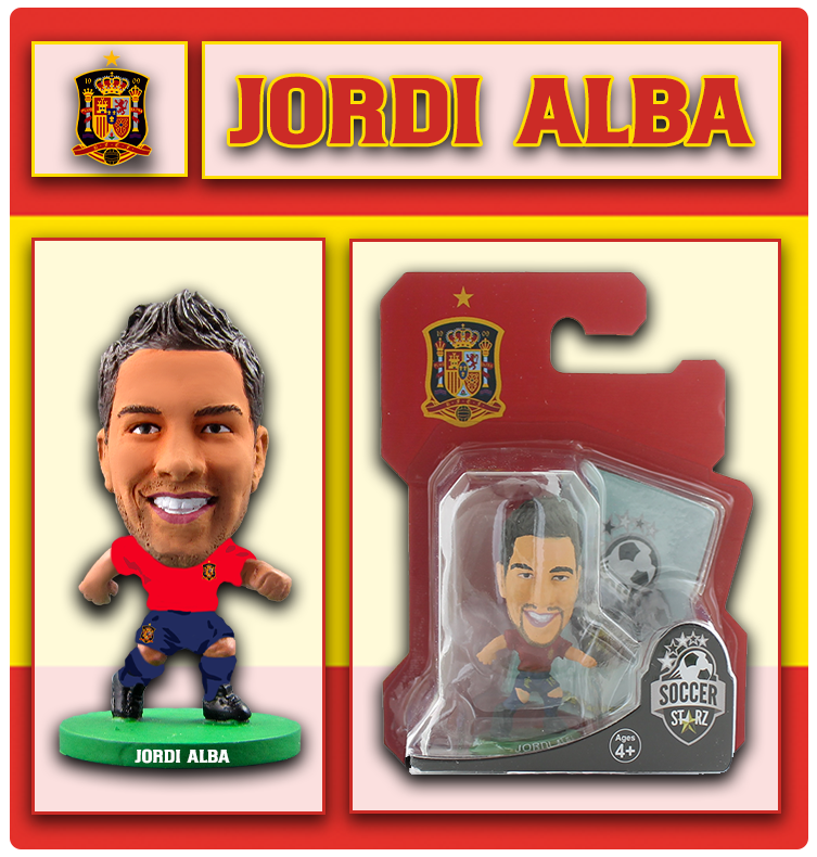 Soccerstarz - Spain - Jordi Alba - Home Kit
