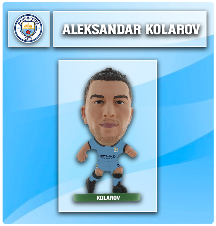 Soccerstarz - Manchester City - Aleksander Kolarov - Home Kit