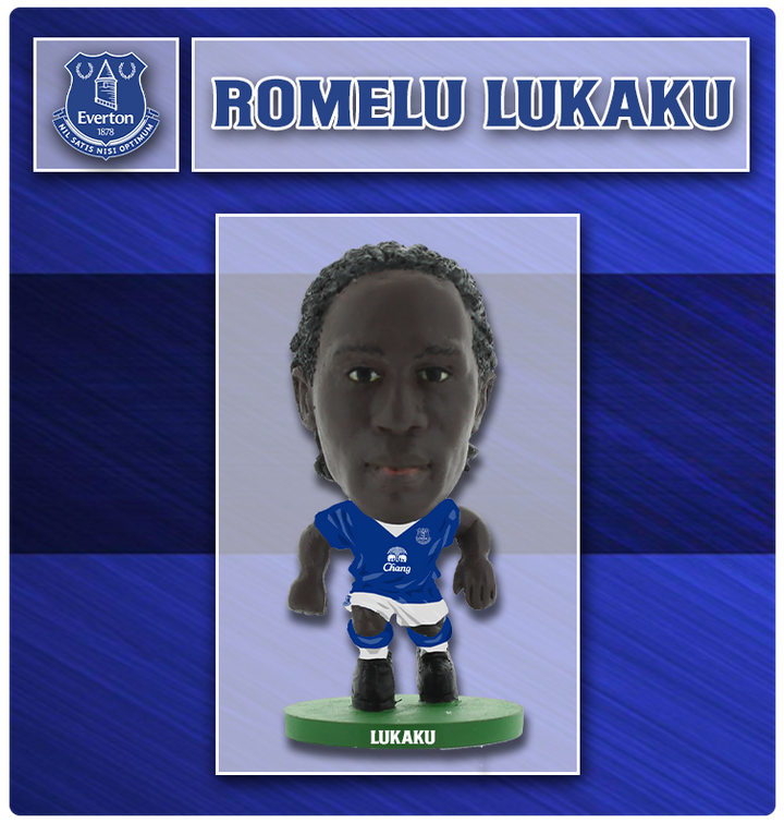 Soccerstarz - Everton - Romelu Lukaku - Home Kit (2016 version)